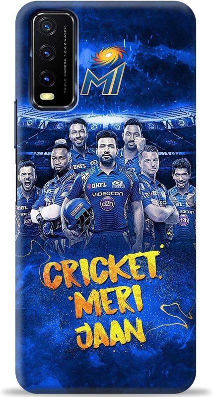 Loffar Back Cover for Vivo Y20A  (Blue, Shock Proof, Pack of: 1)