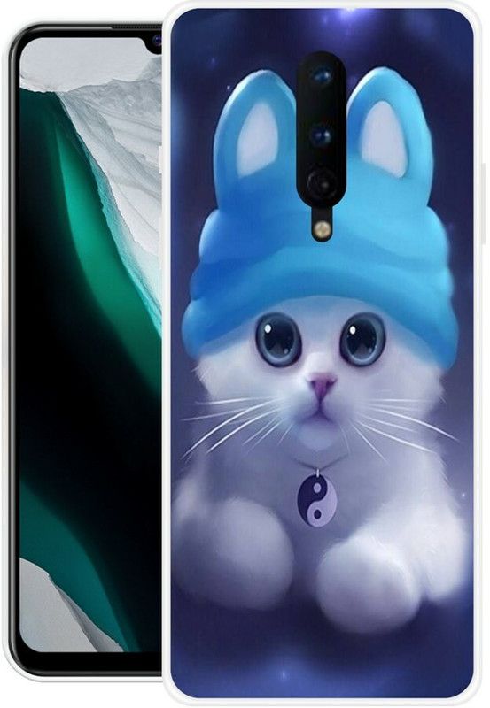 JATLAND Back Cover for OnePlus 8  (Multicolor, Grip Case, Silicon)