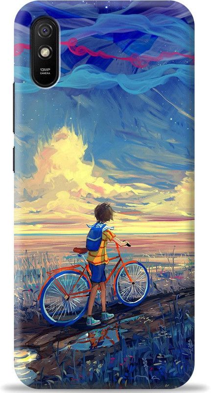 Swagr Back Cover for Mi Redmi 9A  (Blue, Shock Proof, Pack of: 1)