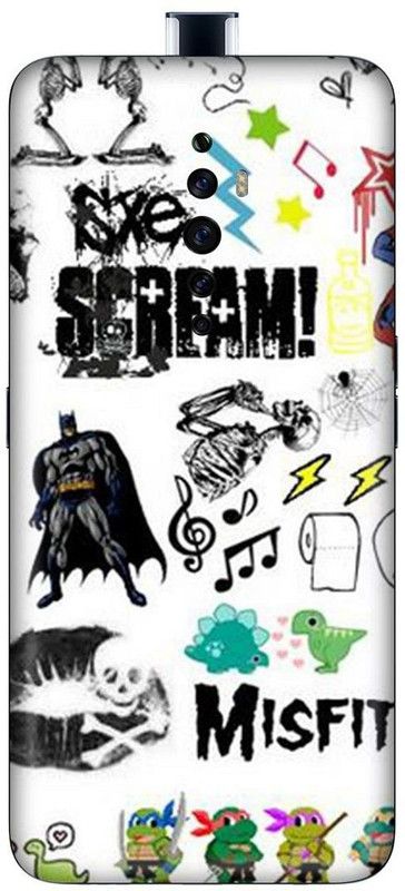 FCS Oppo Reno 2Z Mobile Skin  (Multicolor)