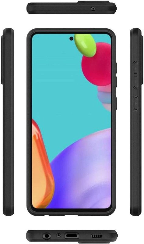 Phone Care Bumper Case for Samsung Galaxy A52  (Black, Grip Case, Pack of: 1)