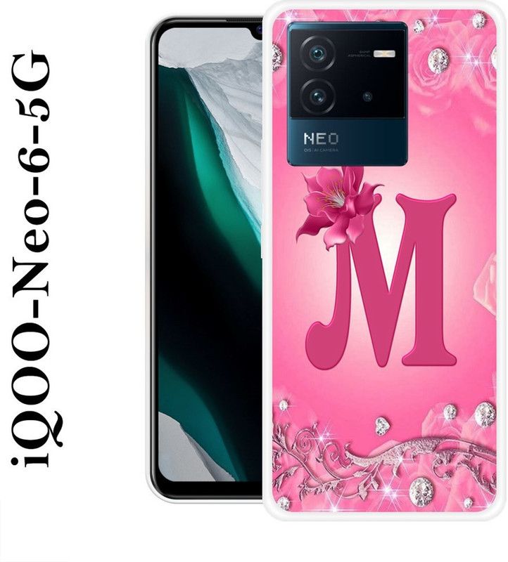 REALKING Back Cover for IQOO Neo 6 5G  (Pink, Grip Case, Silicon)
