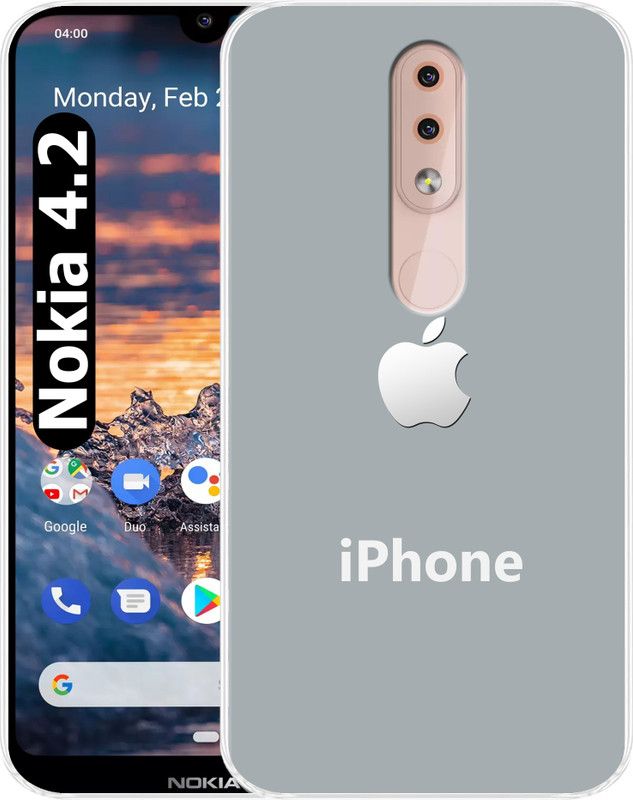 Cooltrend Back Cover for Nokiya 4.2  (Multicolor, Flexible, Silicon, Pack of: 1)