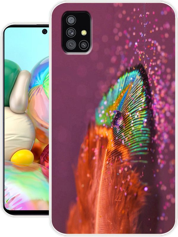 Discount Master Back Cover for Samsung Galaxy A51  (Multicolor, Dual Protection, Silicon, Pack of: 1)
