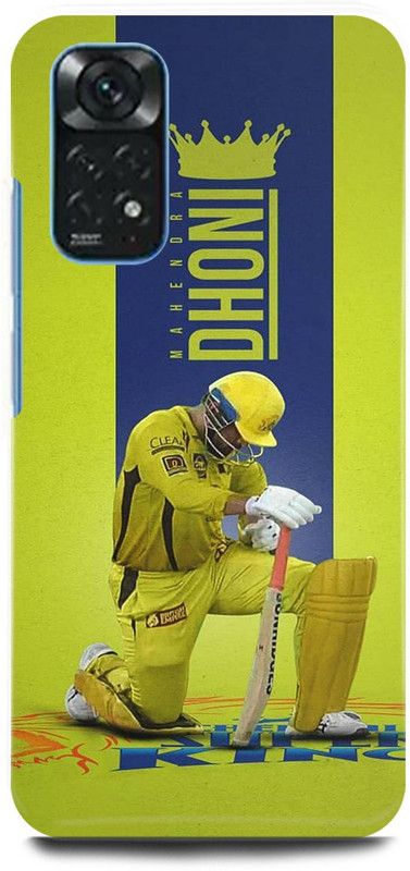 play fast Back Cover for Redmi Note 11 MS, DHONI, MAHENDER, SINGH, DHONI, CSK  (Green, Hard Case, Pack of: 1)