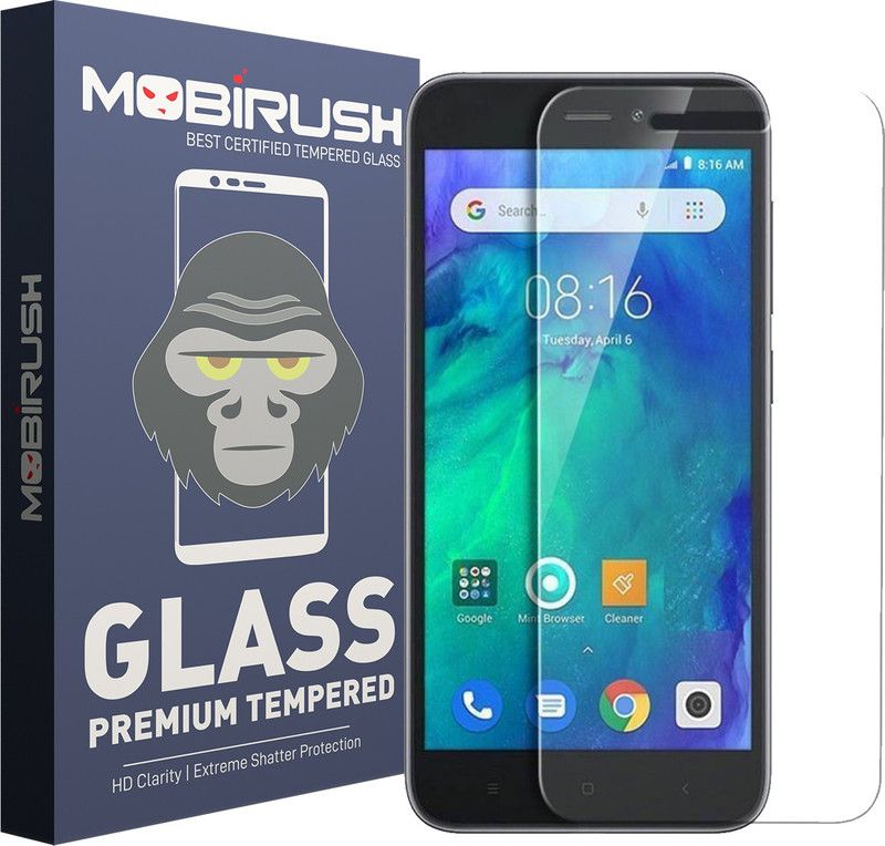 MOBIRUSH Tempered Glass Guard for Mi Redmi Go  (Pack of 1)