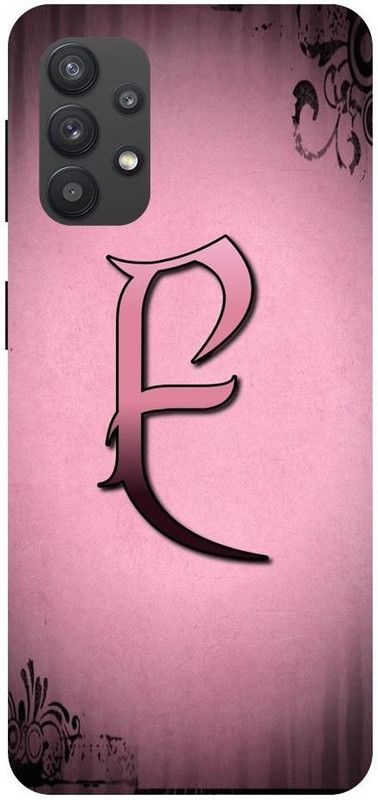 Wall Art Back Cover for SAMSUNG GALAXY M32 (5G) E Letter, Alphabet E, Bonitas Printed  (Multicolor, Dual Protection, Pack of: 1)