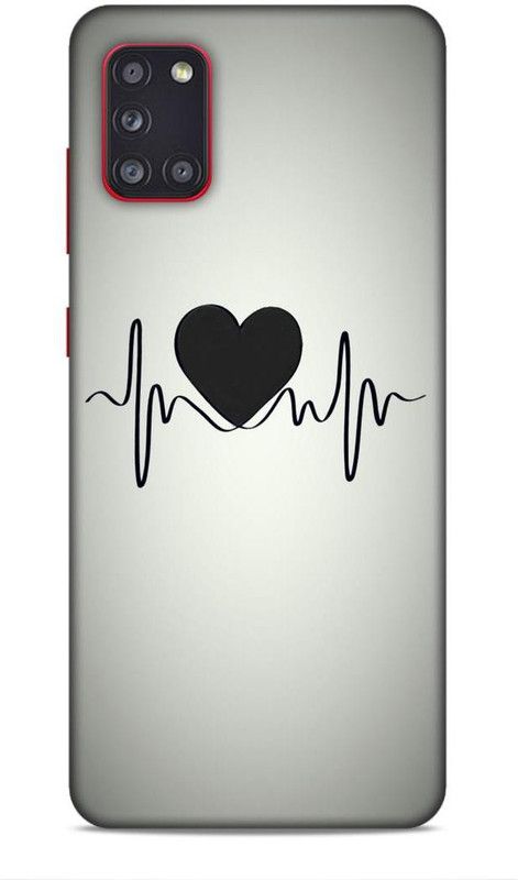 Printabulous Back Cover for Samsung Galaxy A31  (Grey, Black, Waterproof)