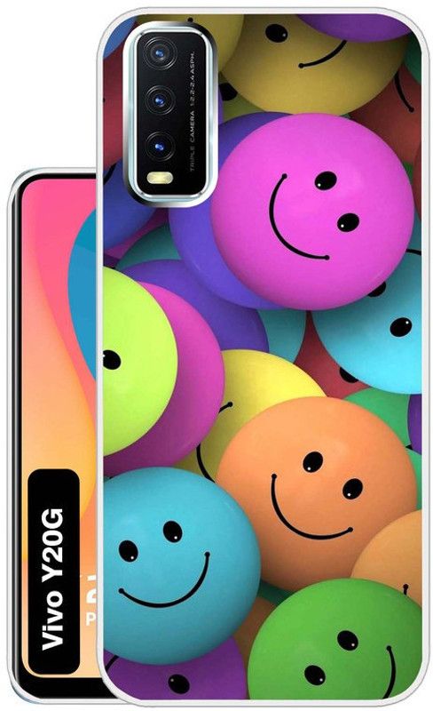 Flipkart SmartBuy Back Cover for Vivo Y20G  (Multicolor, Dual Protection, Silicon, Pack of: 1)