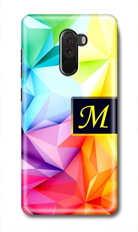 golimar Back Cover for POCO F1  (Multicolor, 3D Case)