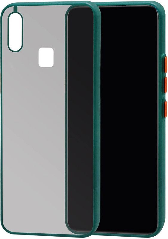 LAMOX Back Cover for vivo Y91  (Green, Pack of: 1)