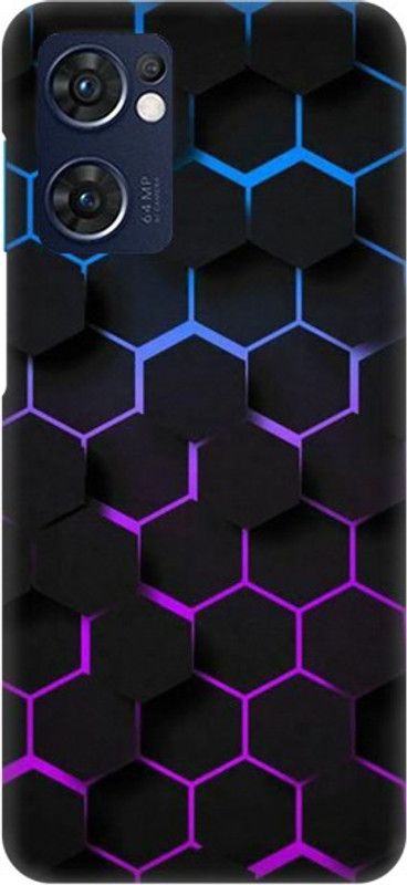 COBIERTAS Back Cover for Oppo reno 7  (Multicolor, Hard Case, Pack of: 1)