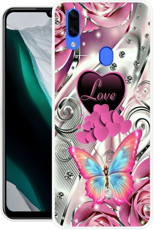KUDI Back Cover for Lava Z93  (Multicolor, Grip Case, Silicon)