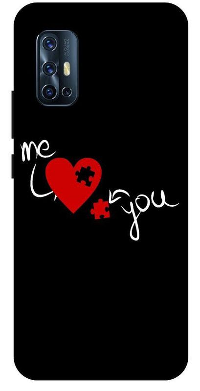 SSMORYA Back Cover for Vivo V17 Me & You Love Printed Back Cover  (Multicolor, Waterproof, Pack of: 1)