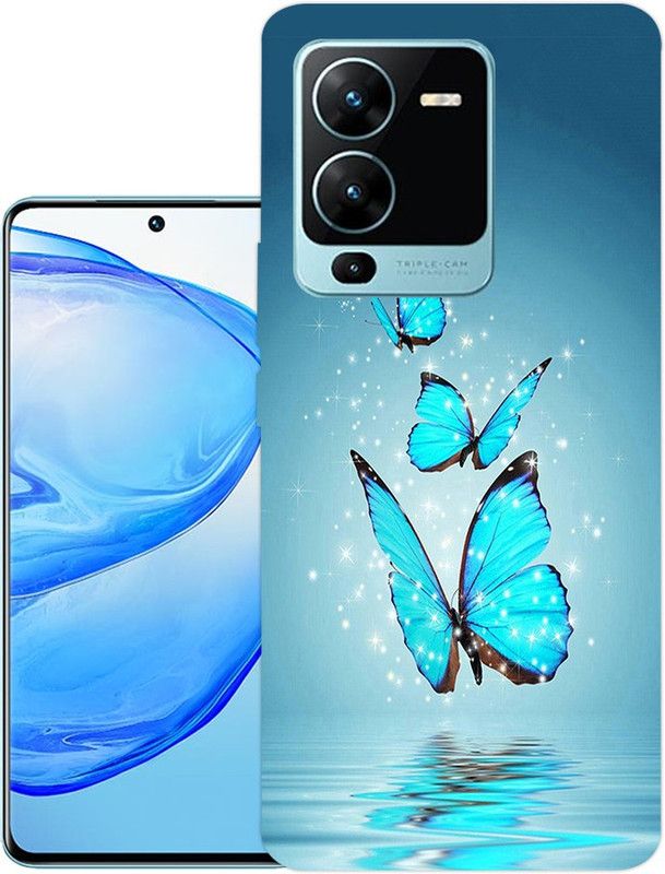 kridha Back Cover for Vivo V25 Pro back cover | Vivo V2158 back cover | Vivo V25 Pro / Vivo V2158 | Design_118  (Multicolor, Flexible, Silicon, Pack of: 1)