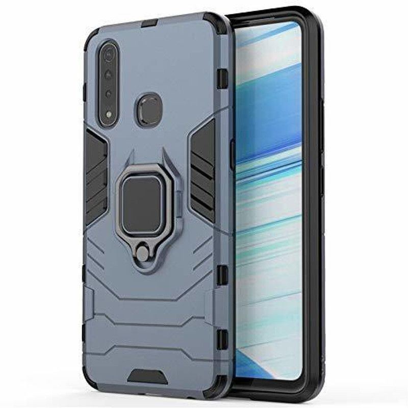 Rakulo Back Cover for Vivo Z1 Pro  (Blue, Dual Protection, Pack of: 1)
