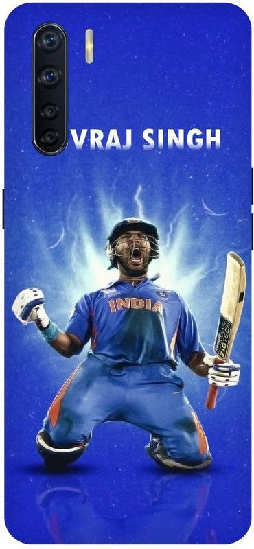 PICHKU Back Cover for OPPO A91  (Blue, Hard Case)