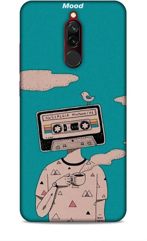 CRAFTARA Back Cover for Xiaomi Redmi 8  (Blue, Brown, Hard Case)