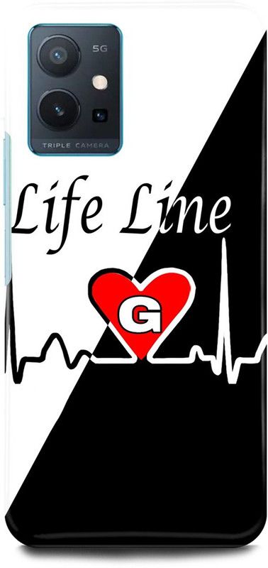 JUGGA Back Cover for OnePlus Nord CE 2 5G, G, NAME, LETTER, ALPHABET, LIFELINE  (Multicolor, Hard Case, Pack of: 1)