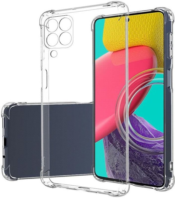 Caseline Back Cover for Samsung Galaxy M53, Samsung Galaxy M53 5G  (Transparent, Grip Case, Pack of: 1)