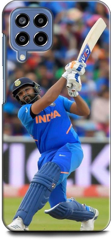 WallCraft Back Cover for SAMSUNG Galaxy M33 5G ROHIT SHARMA, INDIA, PLAYER, CRICKETER, INDIAN, SPORTS  (Multicolor, Dual Protection, Pack of: 1)