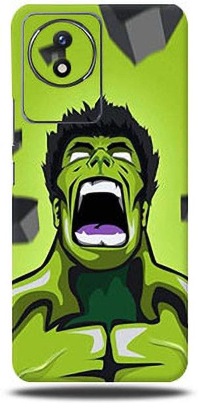 Mclaxa VIVO Y02 4G, Angry Hulk For Vivo Y 02 4g, vivo y02 4g Mobile Skin  (Angry Hulk (Mobile Skin With camera protector (Back + Camera + Side))