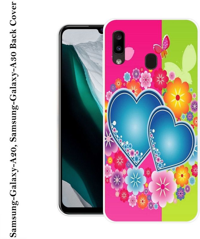 SHIVKUDI Back Cover for Samsung Galaxy A20, Samsung Galaxy A30  (Multicolor, Silicon)