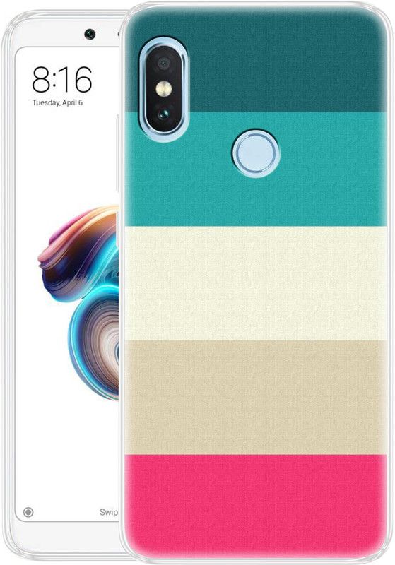 Flipkart SmartBuy Back Cover for Mi A2  (Multicolor, Shock Proof, Silicon, Pack of: 1)