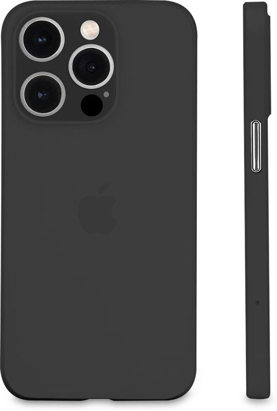 HILLS & MILES Back Cover for Apple iPhone 14 Pro  (Black, Flexible, Silicon, Pack of: 1)
