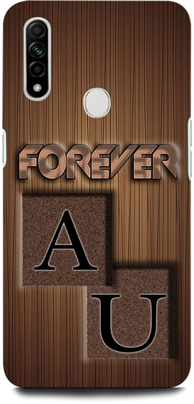 INTELLIZE Back Cover for OPPO A31 AU, A LOVE U, U LOVE A, A LETTER, U LETTER, AU NAME  (Multicolor, Hard Case, Pack of: 1)