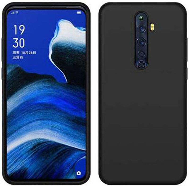 Stunny Back Cover for OPPO Reno 2z  (Black, Grip Case, Pack of: 1)