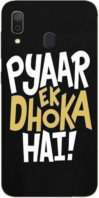 METOO Back Cover for Samsung Galaxy A40, Text,Shayari, Funny Quote Design & Printed Back Cover Print : 55  (Multicolor, Dual Protection, Silicon, Pack of: 1)