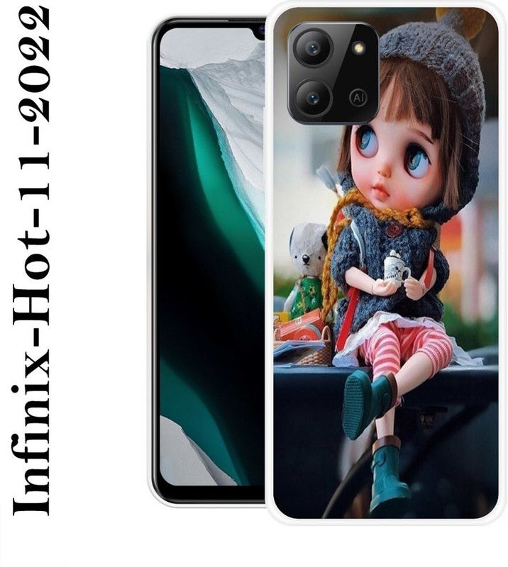 REALKING Back Cover for Infinix Hot 11 2022  (Multicolor, Grip Case, Silicon)