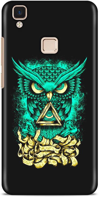 Sankee Back Cover for VIVO V3  (Black, Hard Case)