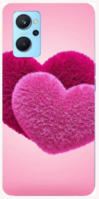 CK CASE KING Back Cover for realme 9i  (Pink, Silicon, Pack of: 1)