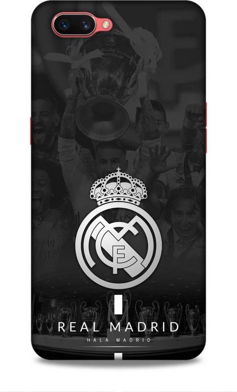Coverland Back Cover for Oppo A3s, Realme C1  (Black, White)