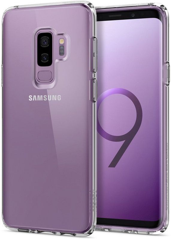 Spigen Ultra Hybrid Back Cover for Samsung Galaxy S9 Plus  (Transparent, Shock Proof, Pack of: 1)
