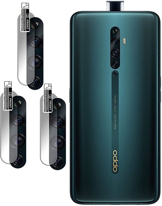 EJZATI Back Camera Lens Glass Protector for OPPO RENO 2 F  (Pack of: 3)