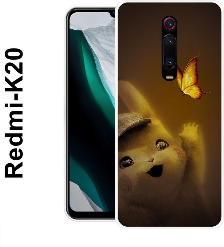 BAGRA Back Cover for Redmi K20  (Brown, Yellow, Grip Case, Silicon)