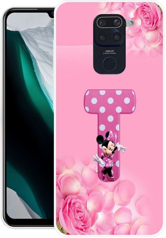 BLUEBUG Back Cover for Redmi Note 9  (Pink, Grip Case, Silicon, Pack of: 1)