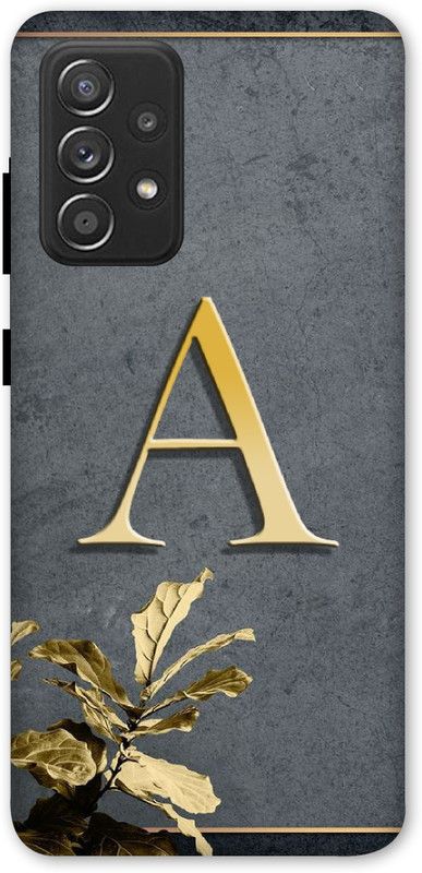 A1 Prints Back Cover for Samsung Galaxy A52  (Grey, Hard Case, Pack of: 1)