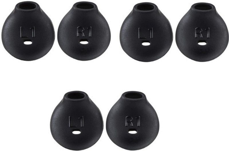 THE DARK NIGHT YTM 6 pcs (3 Pair) for level u ear buds,soft silicone e... In The Ear Headphone Cushion  (Pack of 1, Multicolor)
