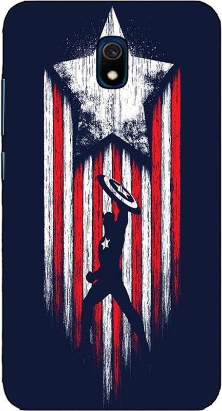 CROKIAN Back Cover for Reami 8A Captain america Back Cover  (Multicolor, Hard Case, Pack of: 1)