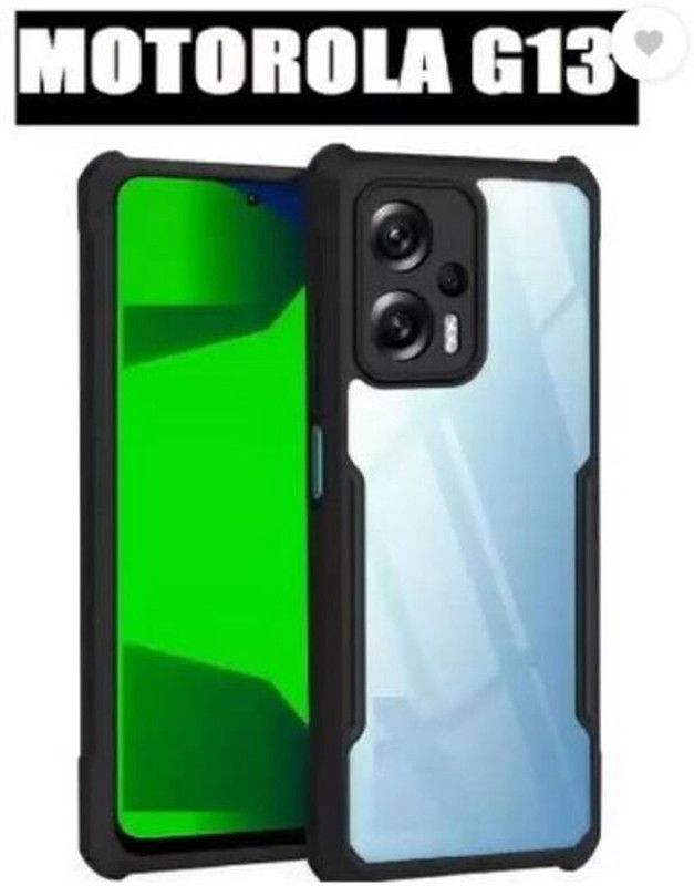Sciforce Back Cover for MOTOROLA G13, IP  (Transparent, Pack of: 1)