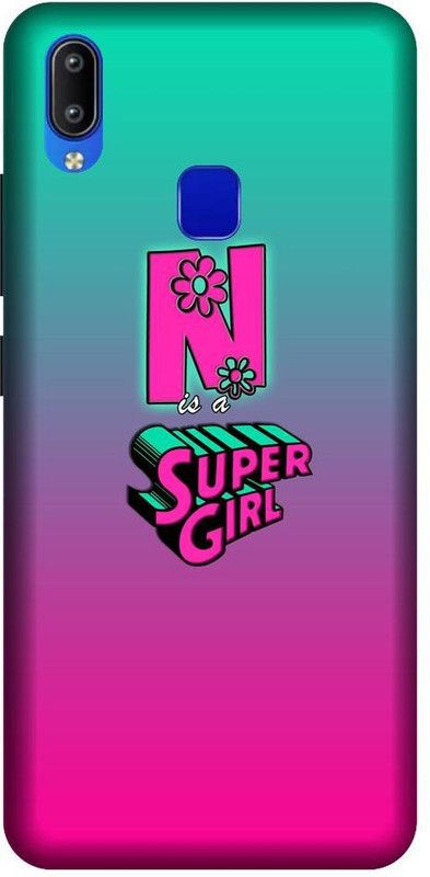 Thecoverking Back Cover for Vivo Y91 (N letter,N alphabet,N word, N name, cases cover  (Multicolor, Waterproof)