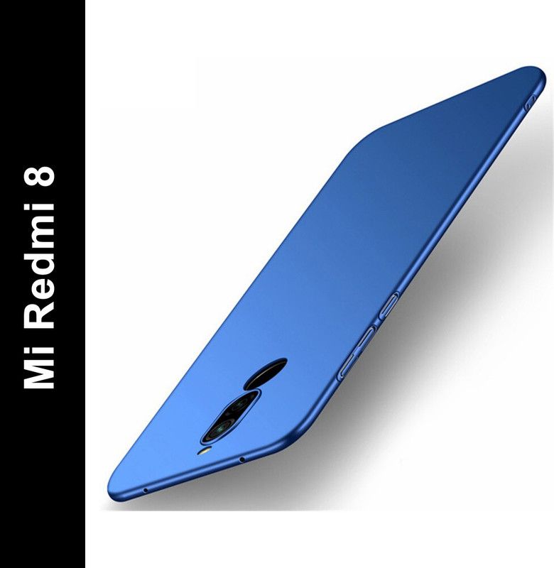 Micvir Back Cover for Mi Redmi 8  (Blue, Pack of: 1)