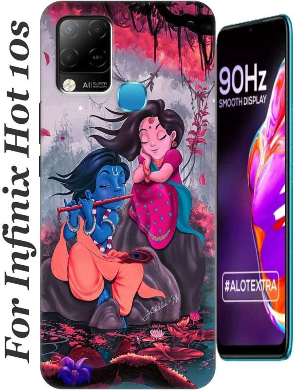 TrenoSio Back Cover for Infinix Hot 10S 2802  (Multicolor, Anti-radiation, Silicon, Pack of: 1)