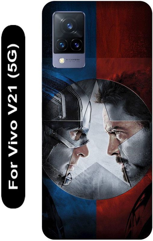 SSMORYA Back Cover for Vivo V21 5G, Avengers Printed  (Multicolor, Hard Case, Pack of: 1)