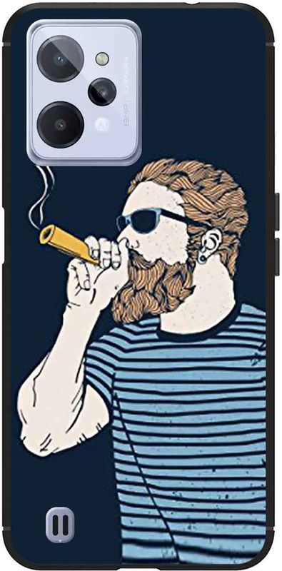 CaseRepublic Back Cover for Realme C31  (Multicolor, Grip Case, Pack of: 1)