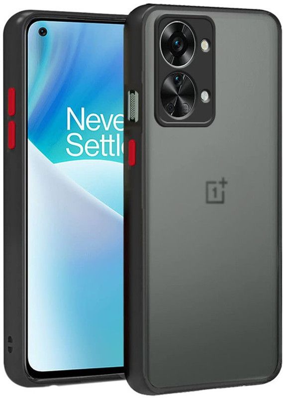 Cover Alive Back Cover for OnePlus Nord 2T 5G  (Black, Camera Bump Protector, Pack of: 1)